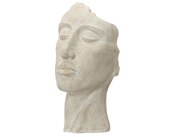 Lillepott naine 39,5x36x h68,5cm beež