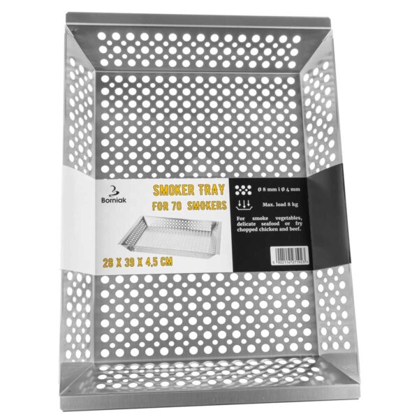 Borniak perforeeritud suitsumoodul 70L suitsuahjule 39×28×4,5cm