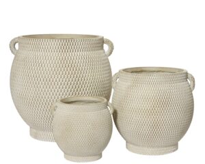 Lillepott Jacob Ø33x h32cm valge