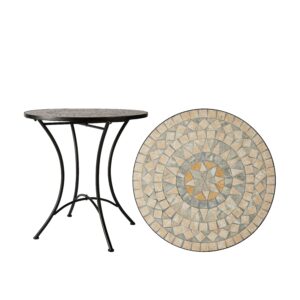 Aialaud Venice must ja beež Ø70x h72cm