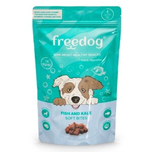 Freedog maiustus koerale semi-moist kala/lehtkapsas 100g