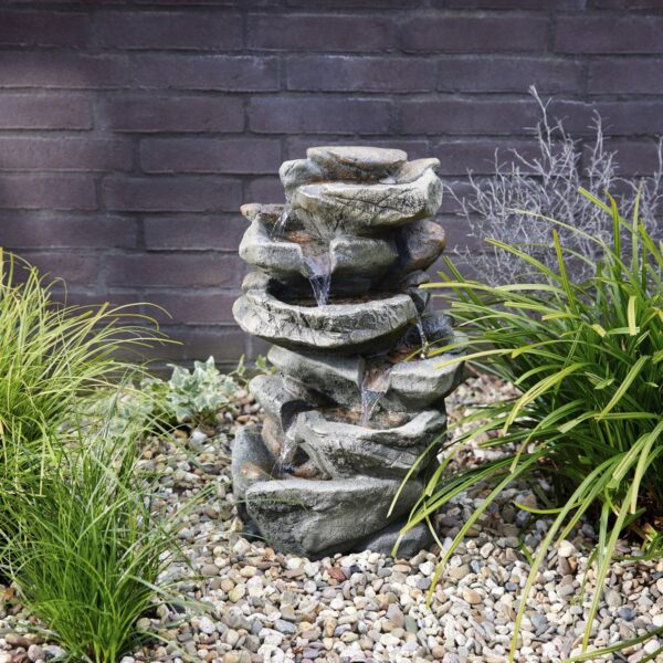 Purskkaev Kivid LED soe valgus 26x31x h50,5cm