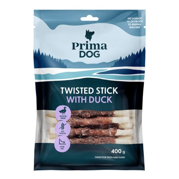 PrimaDog maiustus koerale kondid pardiga 13cm 45tk 400g