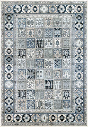 Viskoosvaip Zahra sand-blue 160x230cm