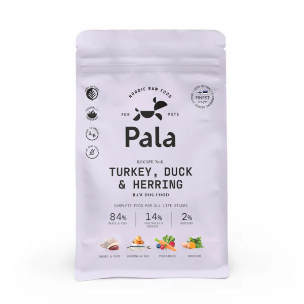 Pala toortoit koerale kalkun, part, heeringas 100g