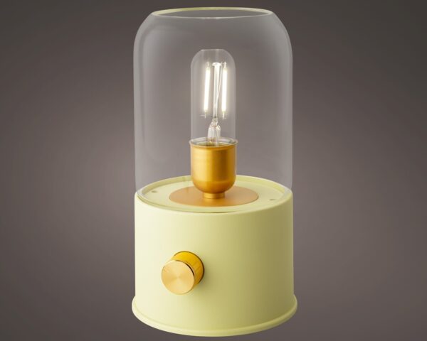 Lamp LED soe valge, roheline Ø11x h20cm