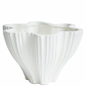 Vaas Ella Matt valge 30x30x h19cm