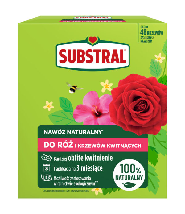 Substral rooside ja õitsvate põõsaste väetis Terra 1,2kg