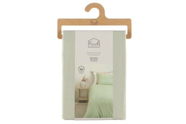 Voodipesukomplekt Silky Bamboo roheline