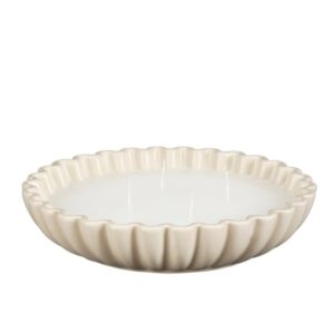 Küünal keraamikas valge Ø24,5x h5cm