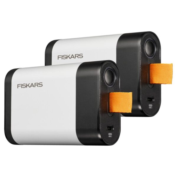 Fiskars aku Kit 12V-4Ah x2 pistik USB-C