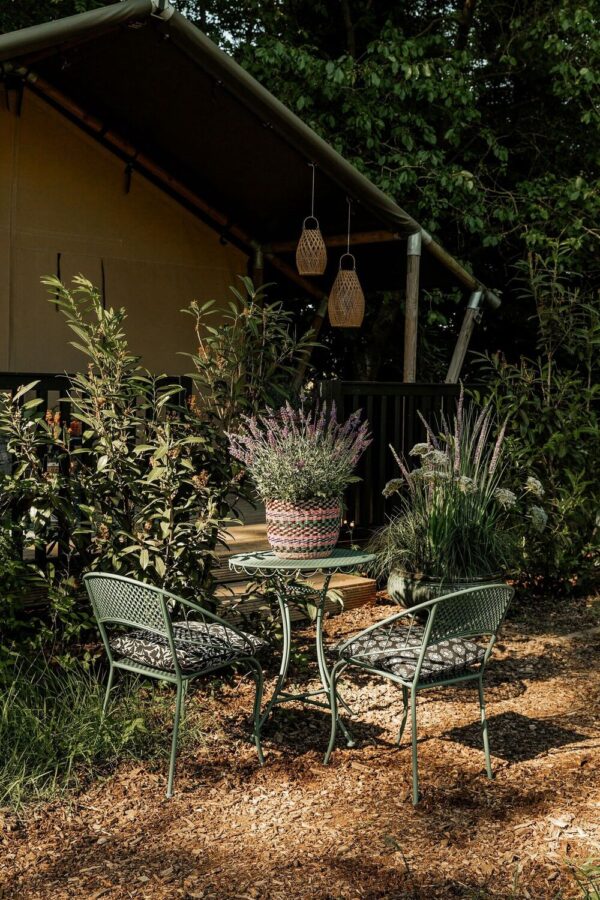 Kunstlill lavendel potis Ø55x h56cm