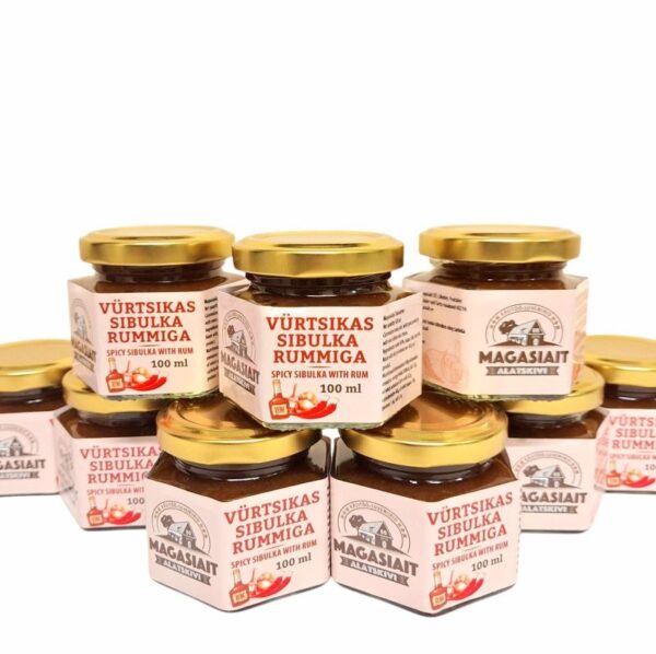 Moos Vürtsikas Sibulka rummiga 100ml