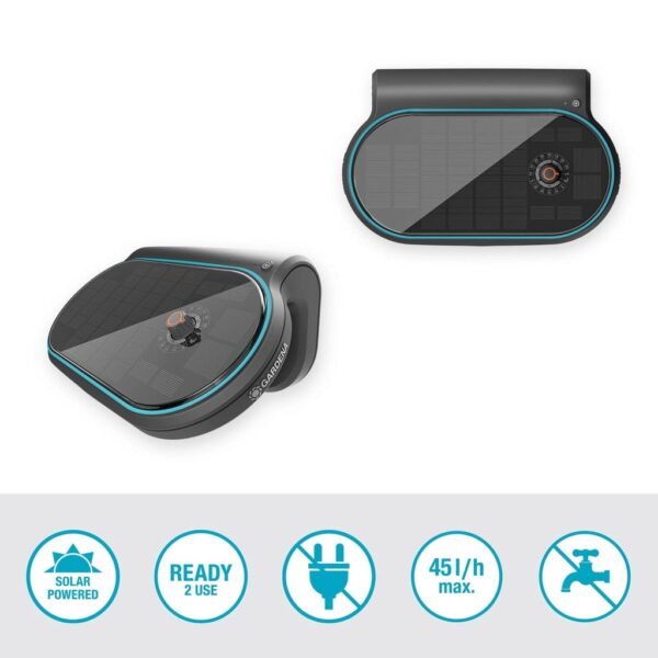 Gardena kastmissüsteem automaatne Aquabloom L päikeseenergial töötav