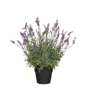 Kunstlill lavendel potis Ø55x h56cm