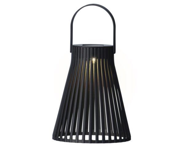 Latern Solar plastik must Ø14,5x h18,5cm