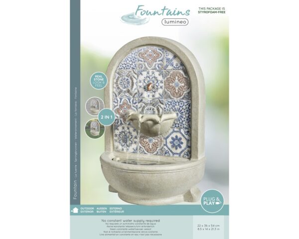 Purskkaev beež 22x36x h54cm