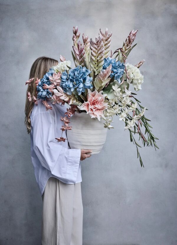 Kunstlill Happia kollane Ø23x h76cm