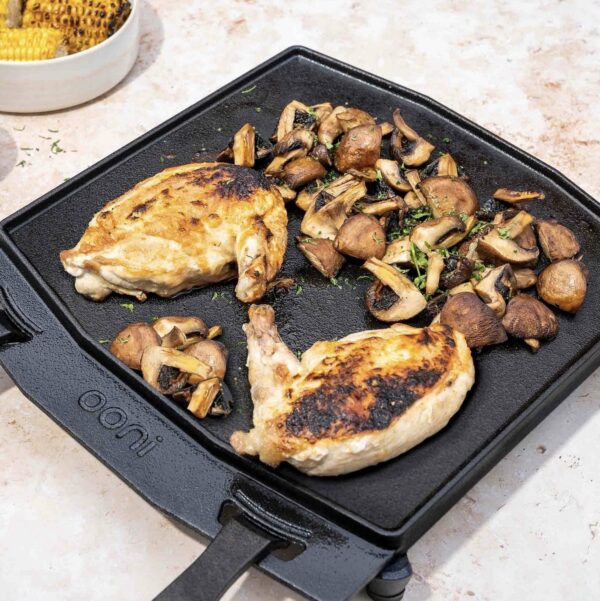 Malmist kahepoolne pann Ooni