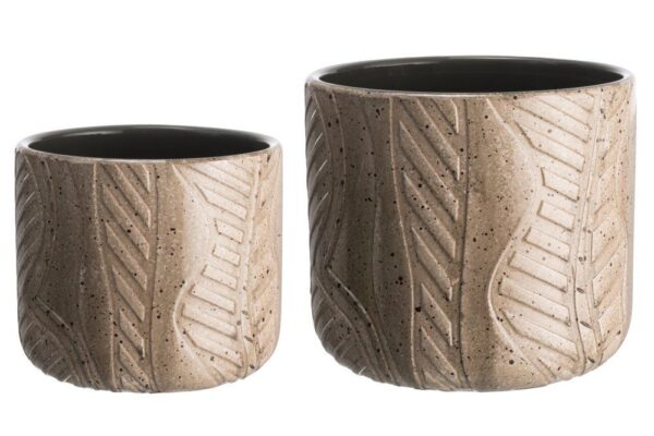 Lillepott Paola Ø17x h15cm pruun