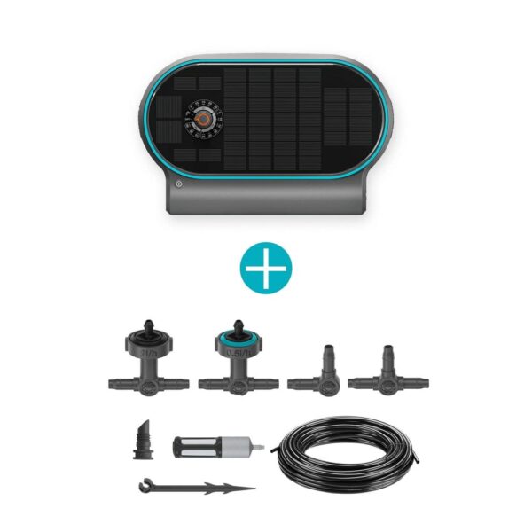 Gardena kastmissüsteem automaatne Aquabloom L päikeseenergial töötav