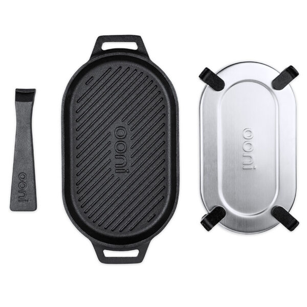 Malmist grillpann Ooni metallalusega