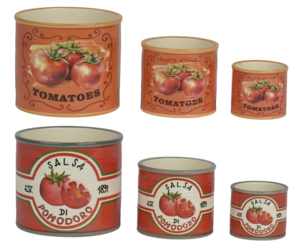 Lillepott tomat Ø13,6x h11,8cm erinevad 1tk