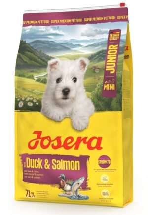 Josera kuivtoit koerale Mini Junior Duck & Salmon 3kg
