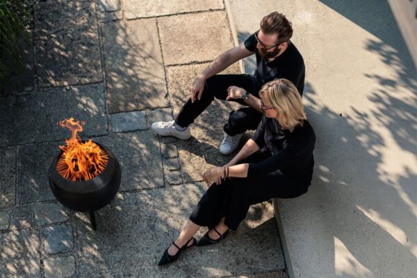 Lõkkealus Moon 45 madal must