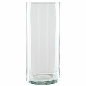 Klaasvaas Cylinder läbipaistev Ø20x h40cm