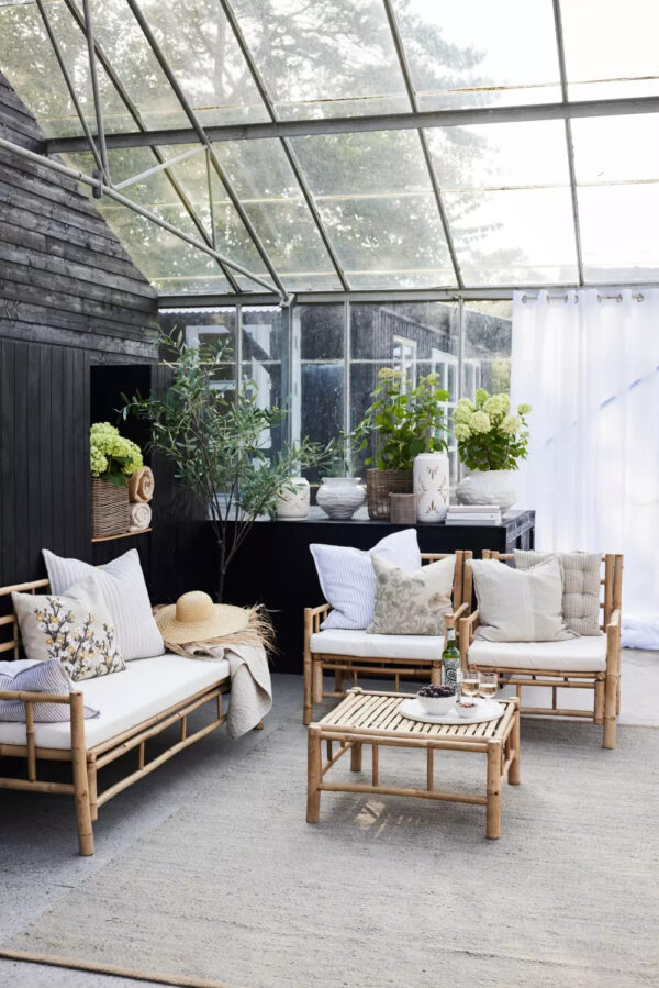 Toolipadi Ivillia kollane/kirju 45x45cm