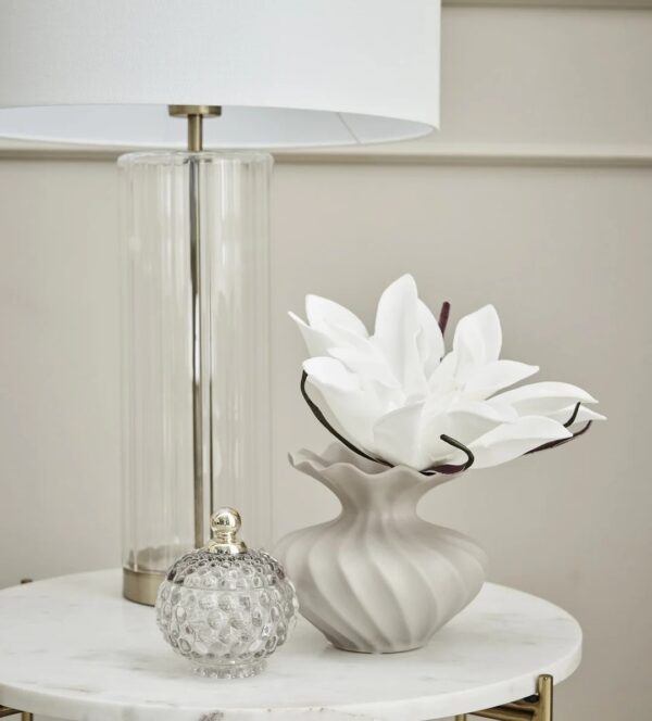 Kunstlill Happia valge Ø27x h57cm