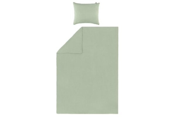 Voodipesukomplekt Muslin roheline