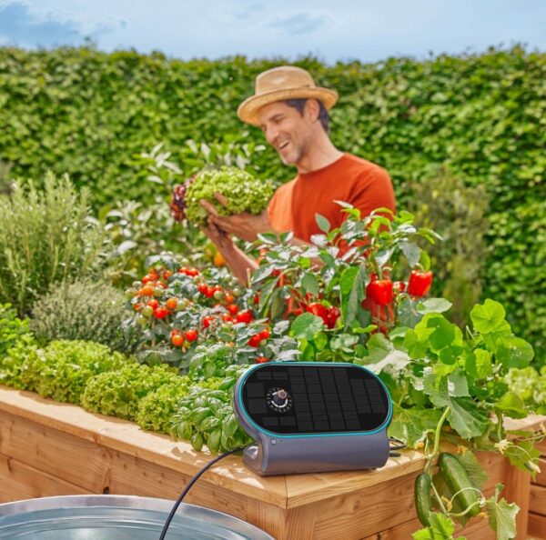 Gardena kastmissüsteem automaatne Aquabloom L päikeseenergial töötav