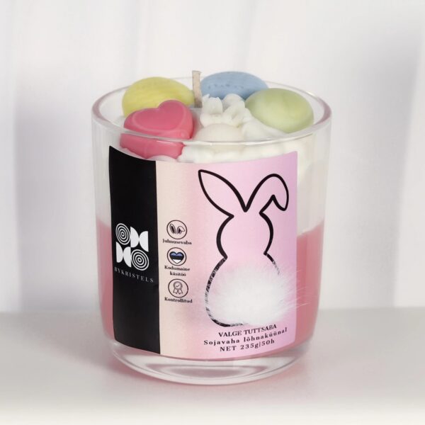 Lõhnaküünal Valge tuttsaba 235g