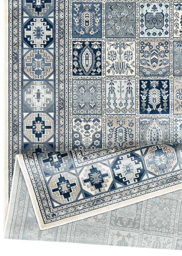 Viskoosvaip Zahra sand-blue 160x230cm