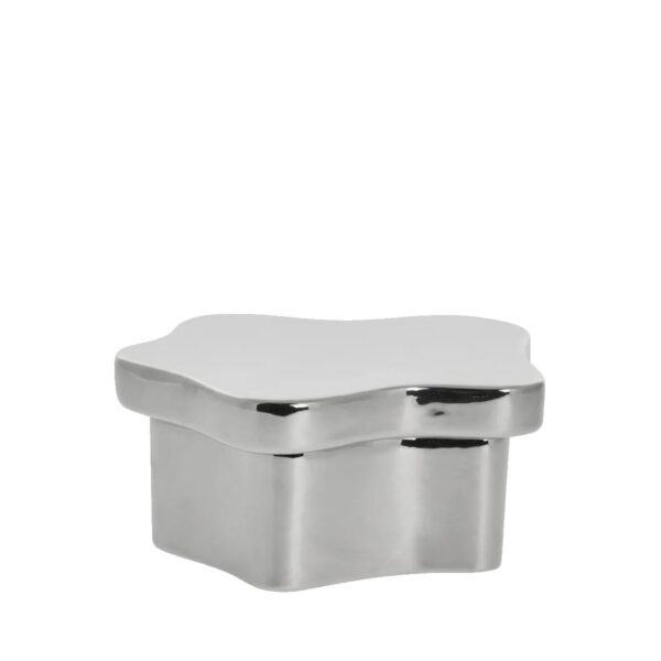 Karp kaanega Brime hõbe 18x16,5x h8cm