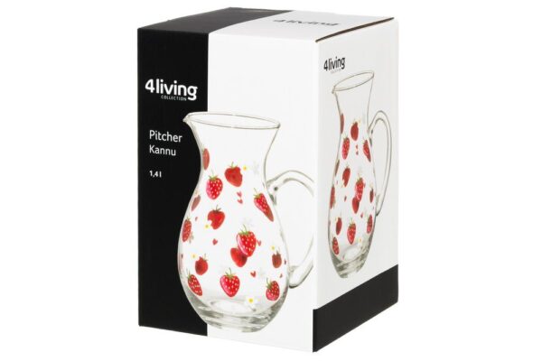 Klaaskann maasikas 1,4L