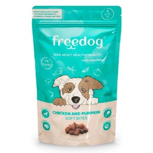 Freedog maiustus koerale semi-moist kana/kõrvits 100g