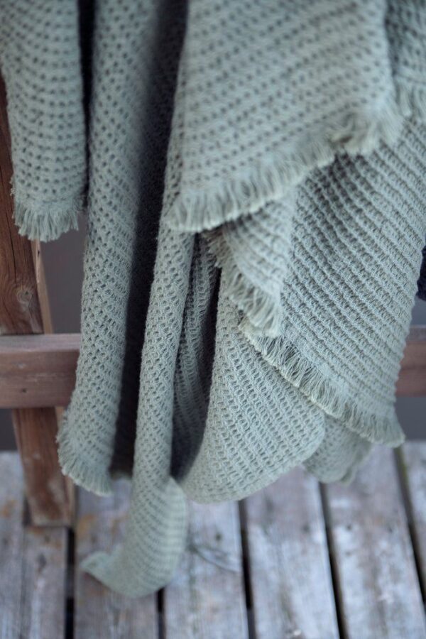 Rätik Ruutu roheline 100x160cm