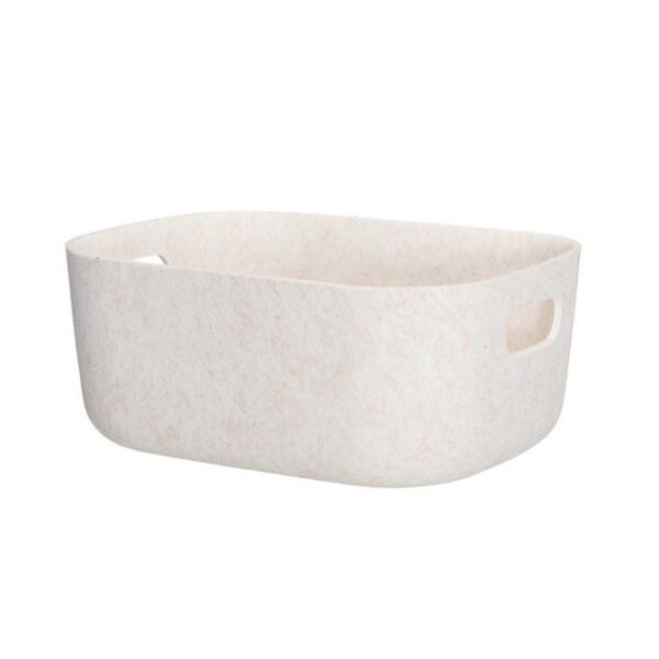 Korv vilditud beež 32x25x h14cm