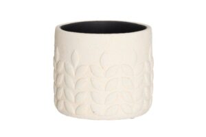 Lillepott Vilja Ø14,5x h12,5cm valge