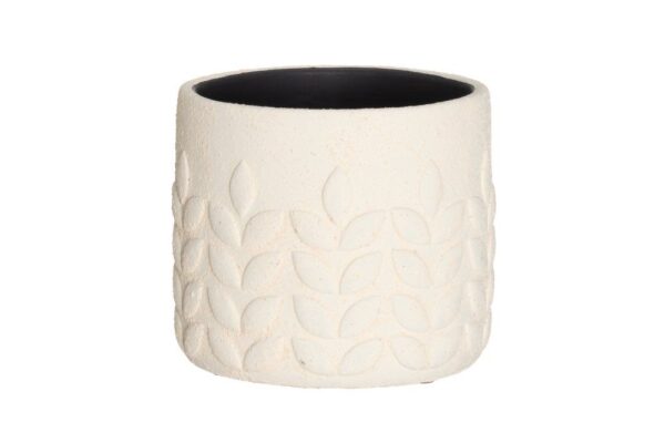 Lillepott Vilja Ø14,5x h12,5cm valge