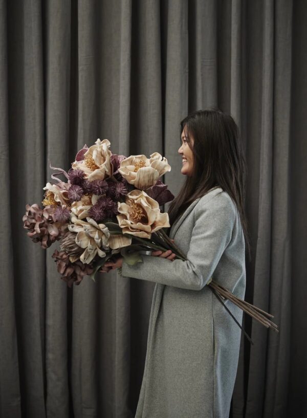 Kunstlill Happia beež 23x20x 90cm