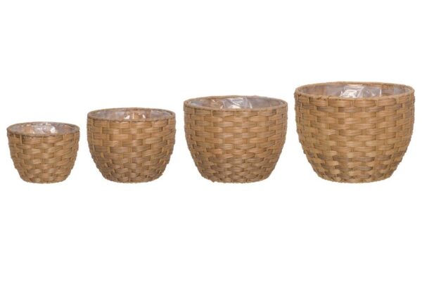 Istutuskorv Latte Ø23x h17cm pruun
