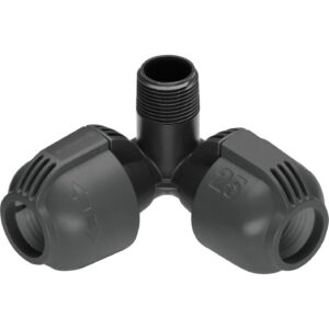 Gadena nurga ühendusliitmik vihmutitele 3/4″ väliskeere