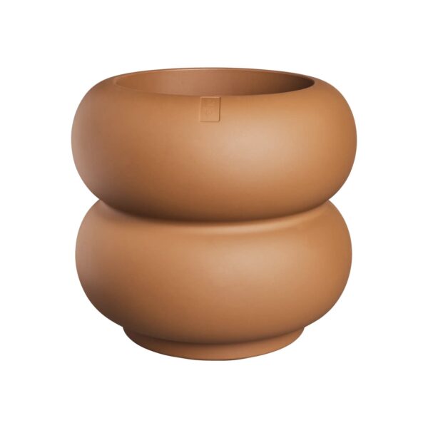 Lillepott Amber Roll Low Ø43x h40cm karamell