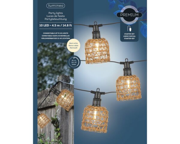 Valguskett soe valge 4,5m 10LED IP44