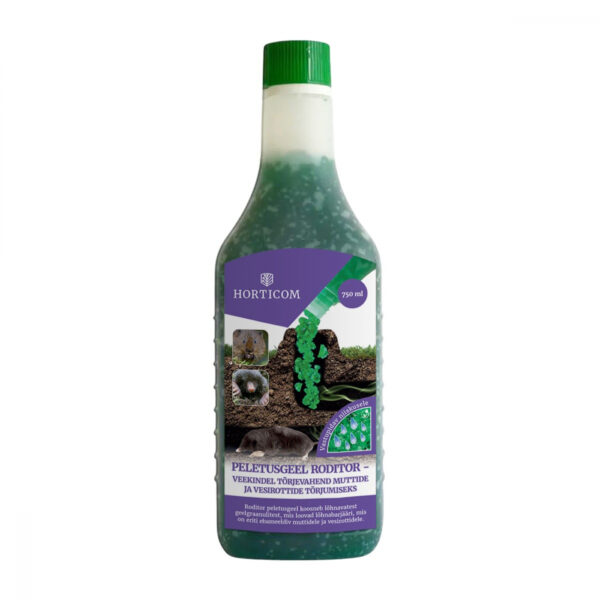 Muti- ja vesirotipeletusgeel Roditor niiskusekindel 750ml