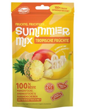 Summmer külmkuivat. puuvilja mix Tropical Fruits 25g